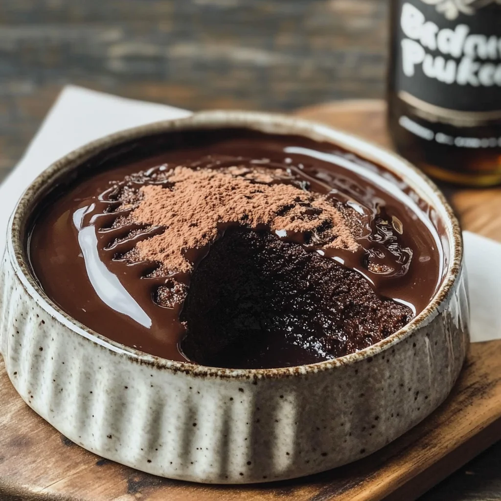 Pudding al cioccolato e whisky