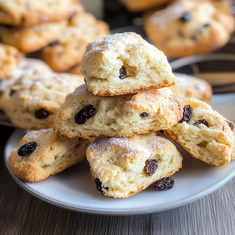 Scones con uvetta