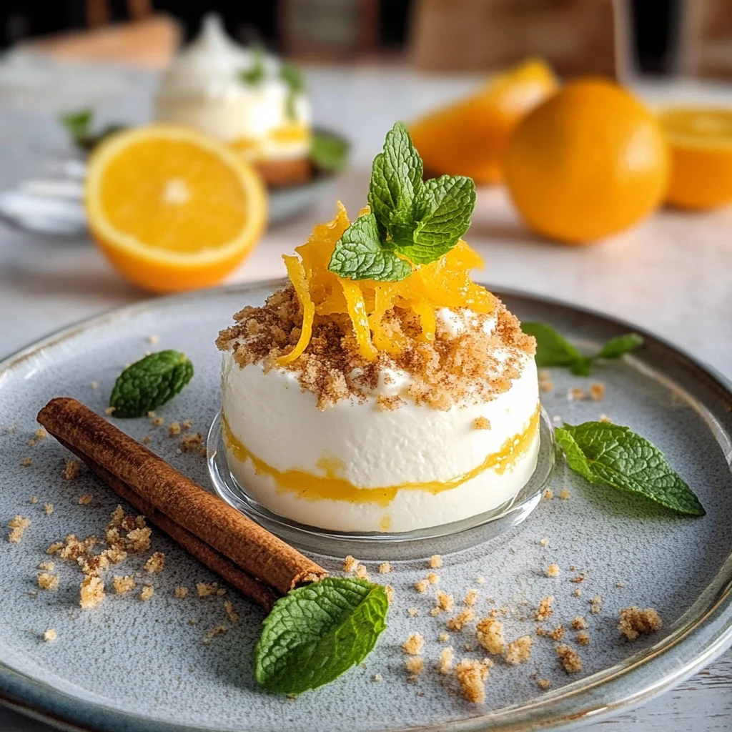 Spuma di ricotta all’arancia