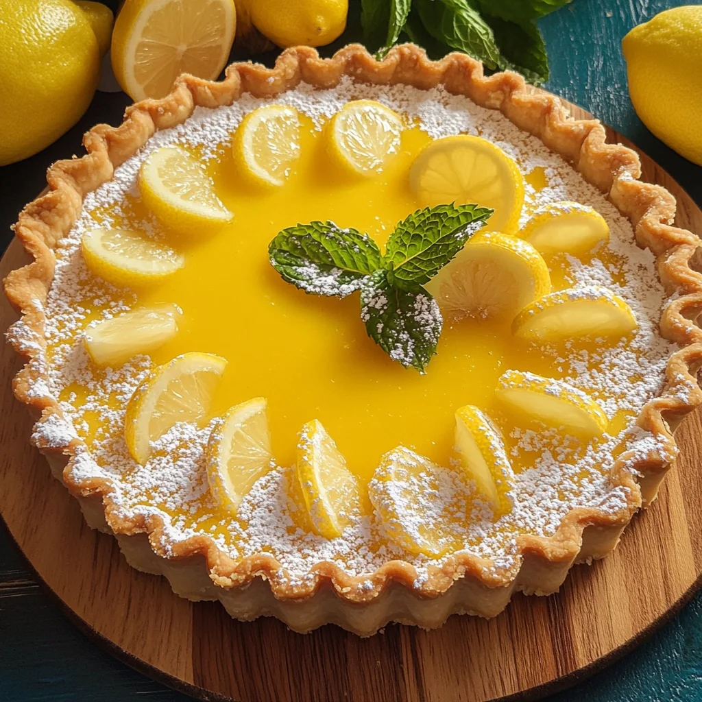 Tarte al lemon curd