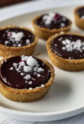 Tartellette con ganache al cioccolato e sale