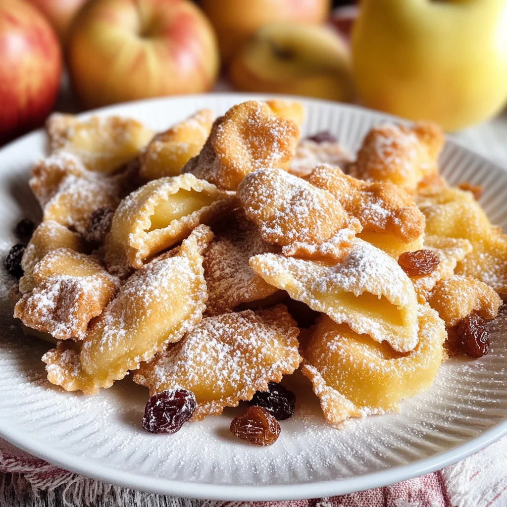 Tortelli di mele e uvetta