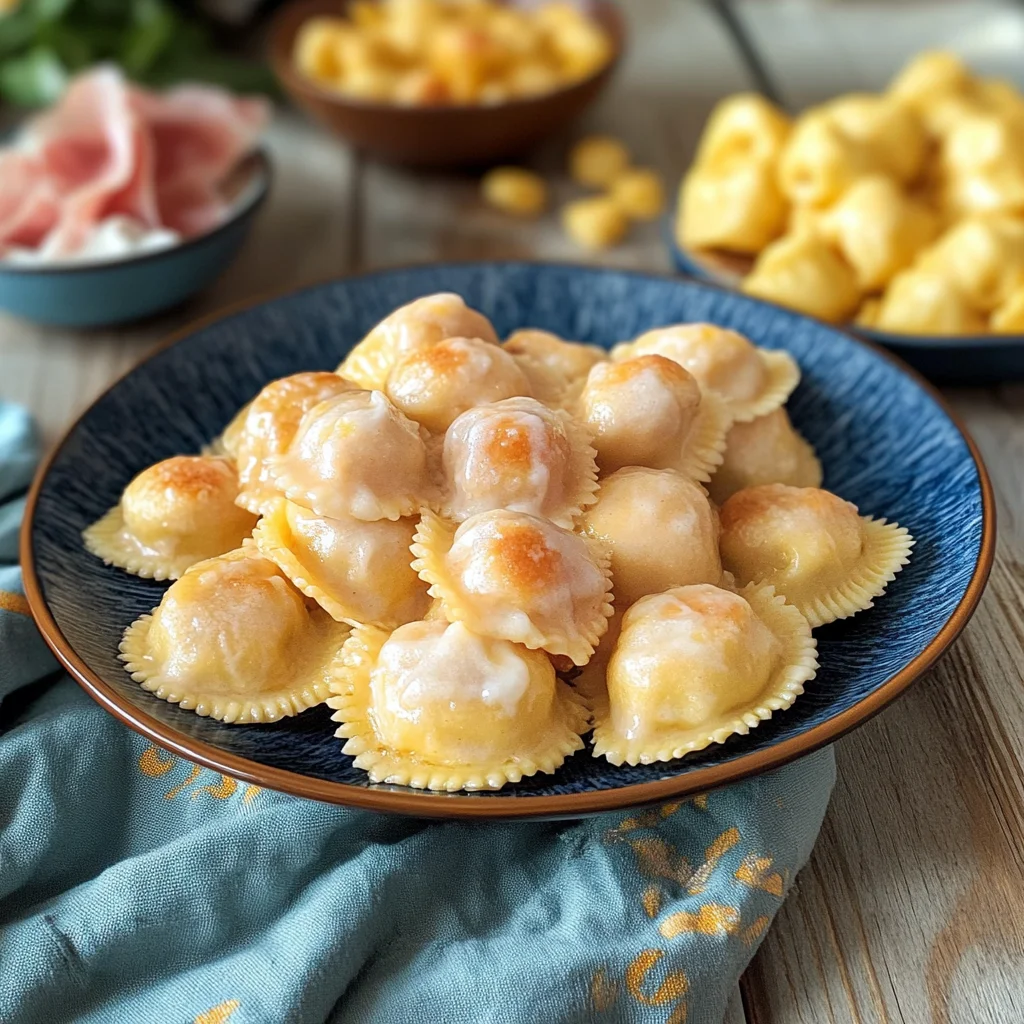 Tortelli salati al formaggio ripieni