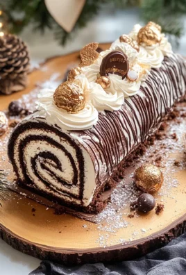 Tronchetto di Natale con crema ai marroni