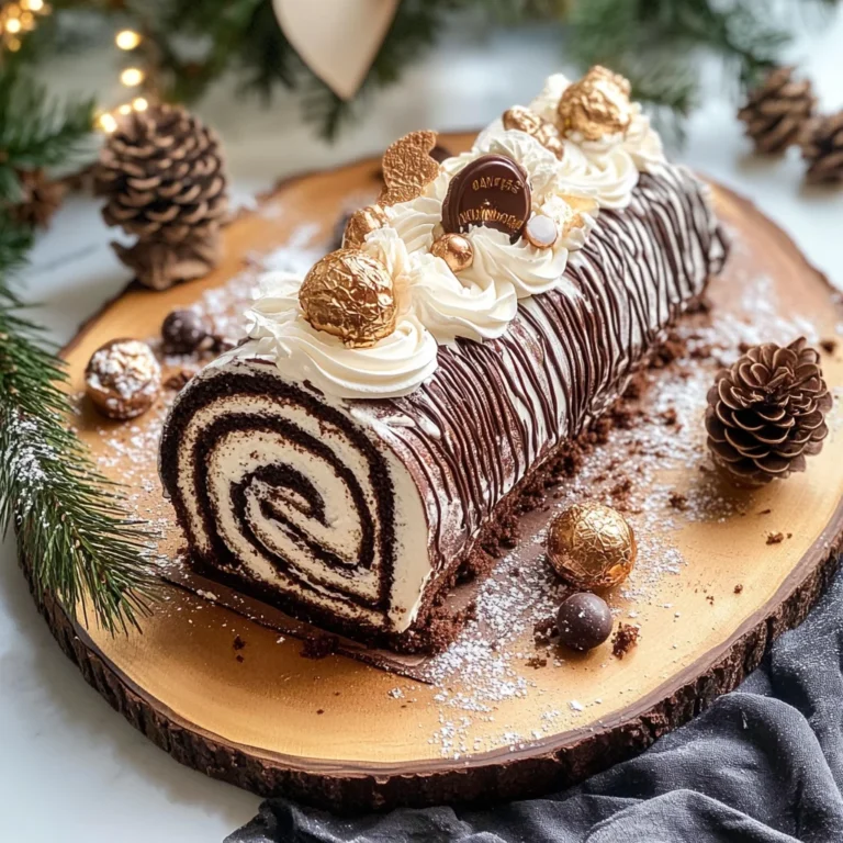 Tronchetto di Natale con crema ai marroni