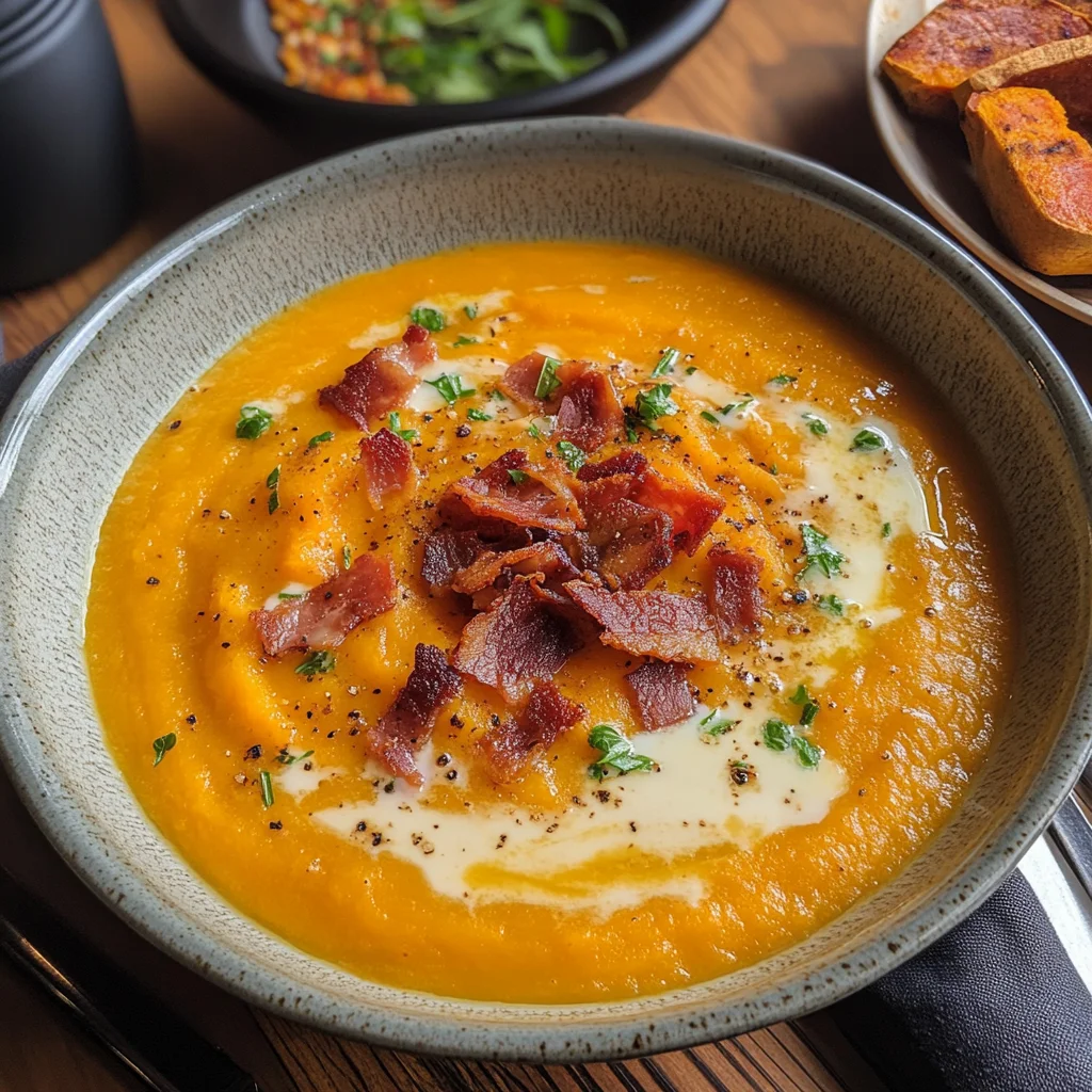 Vellutata di patate dolci