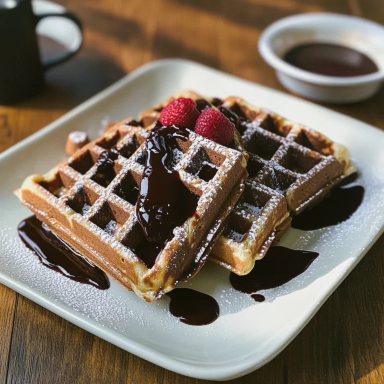 Waffle al cacao