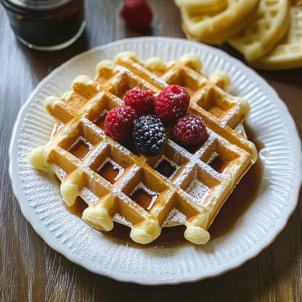 Waffle senza glutine