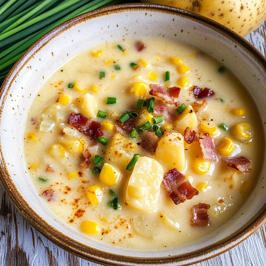 Zuppa di mais e patate (Corn Chowder)