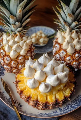 Ananas baby al panettone meringato