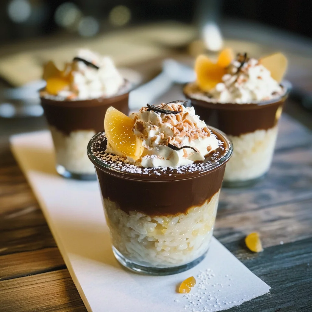 Bicchierini di riso al latte