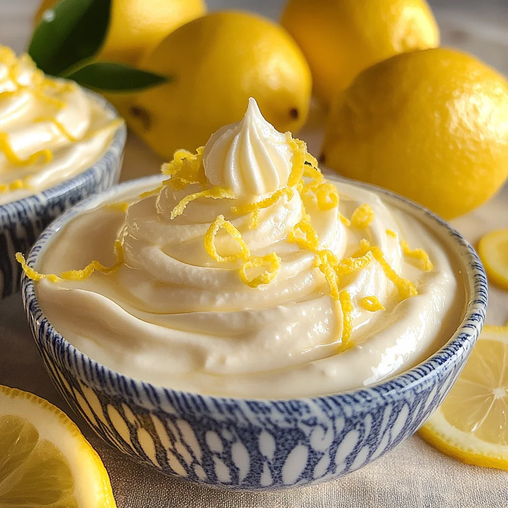 Crema al limone senza uova