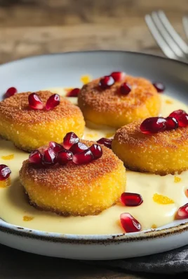 Frittelline di couscous e crema al mandarino