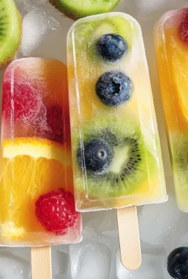 Ghiaccioli alla frutta e moscato