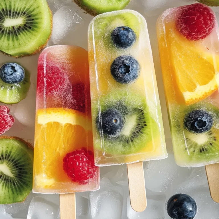 Ghiaccioli alla frutta e moscato