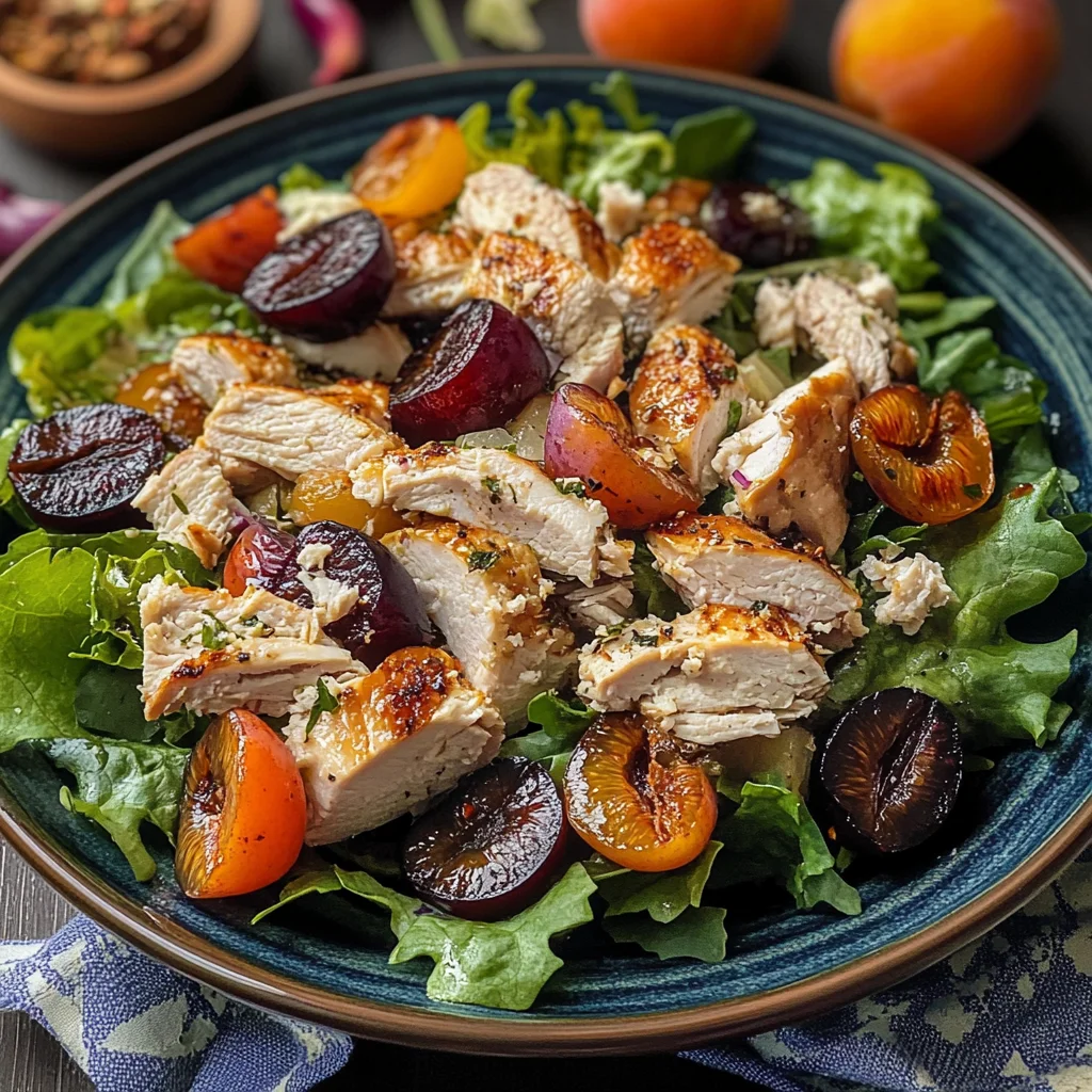 Insalata di tacchino e prugne