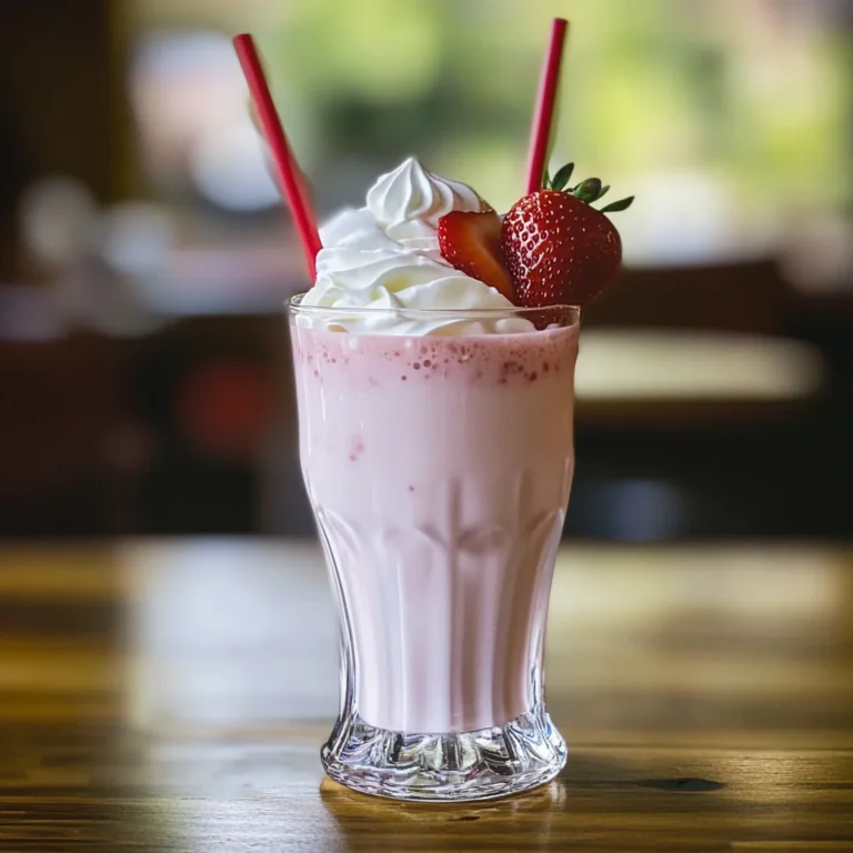 Milkshake alla fragola