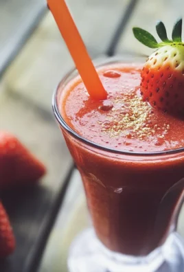 Smoothie di fragola, pomodoro e zenzero