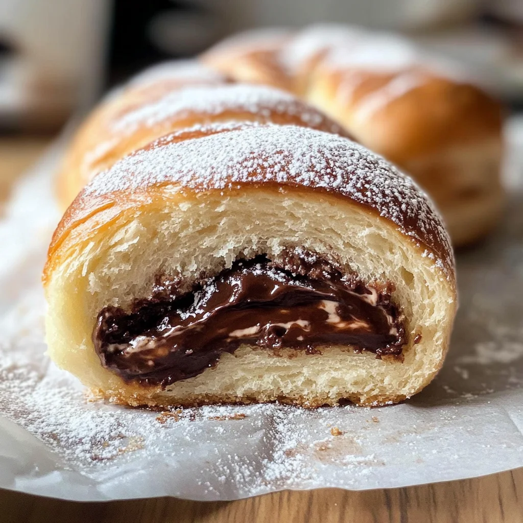 Brioche alla Nutella (soffice, con cuore cremoso) la Ricetta facilissima!