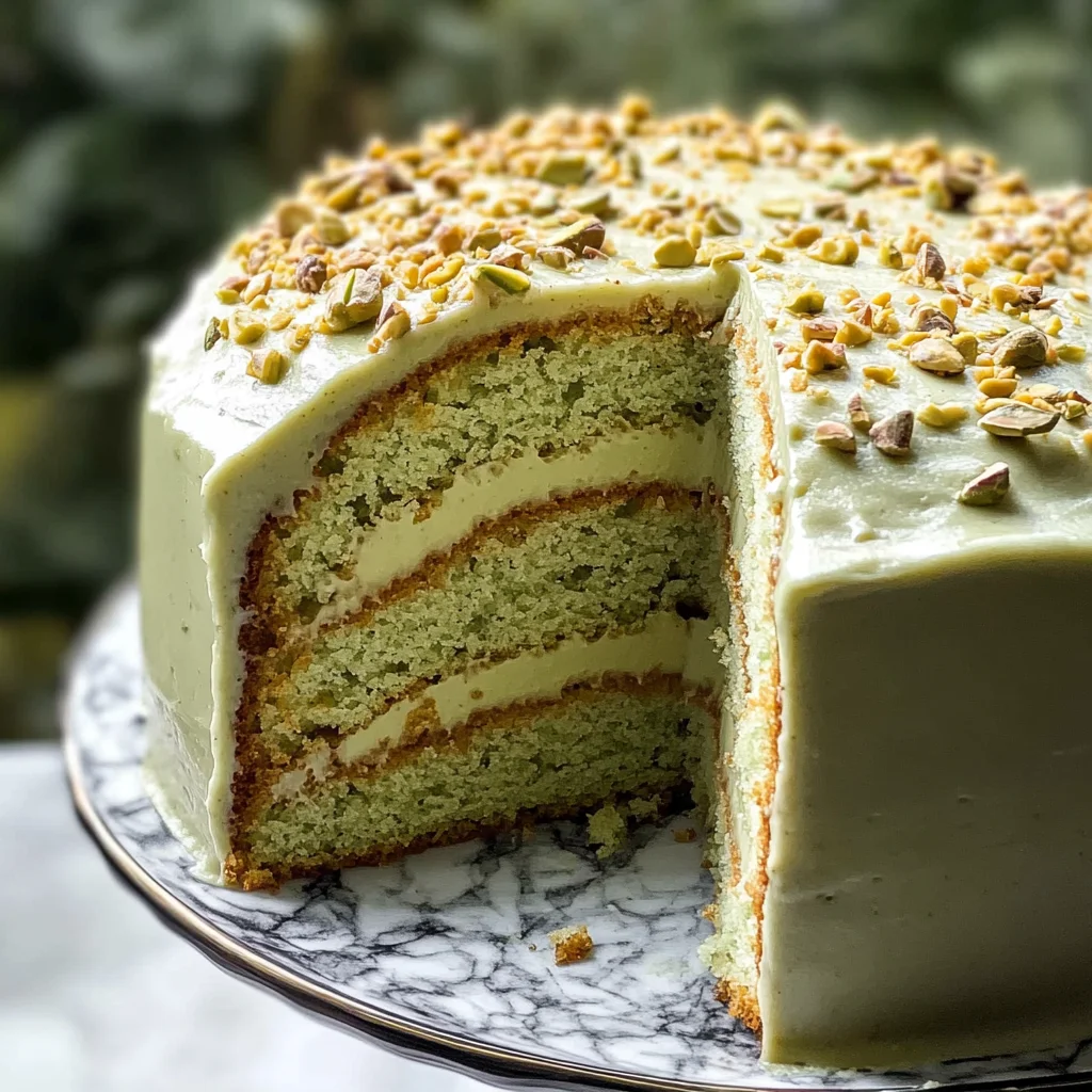 Chiffon cake al pistacchio (facile, super soffice e golosissima!)