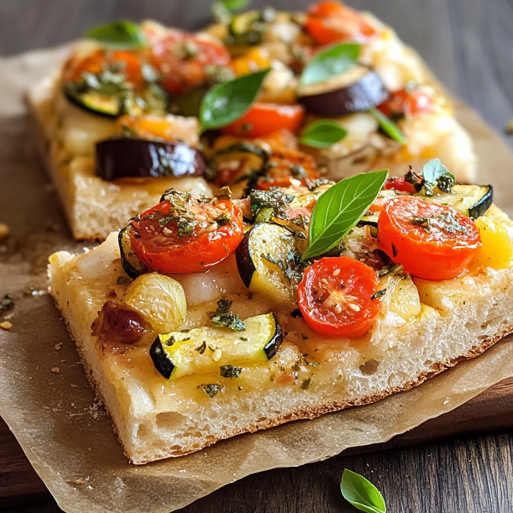 Focaccia con verdure (quelle preferite) Ricetta svuotafrigo