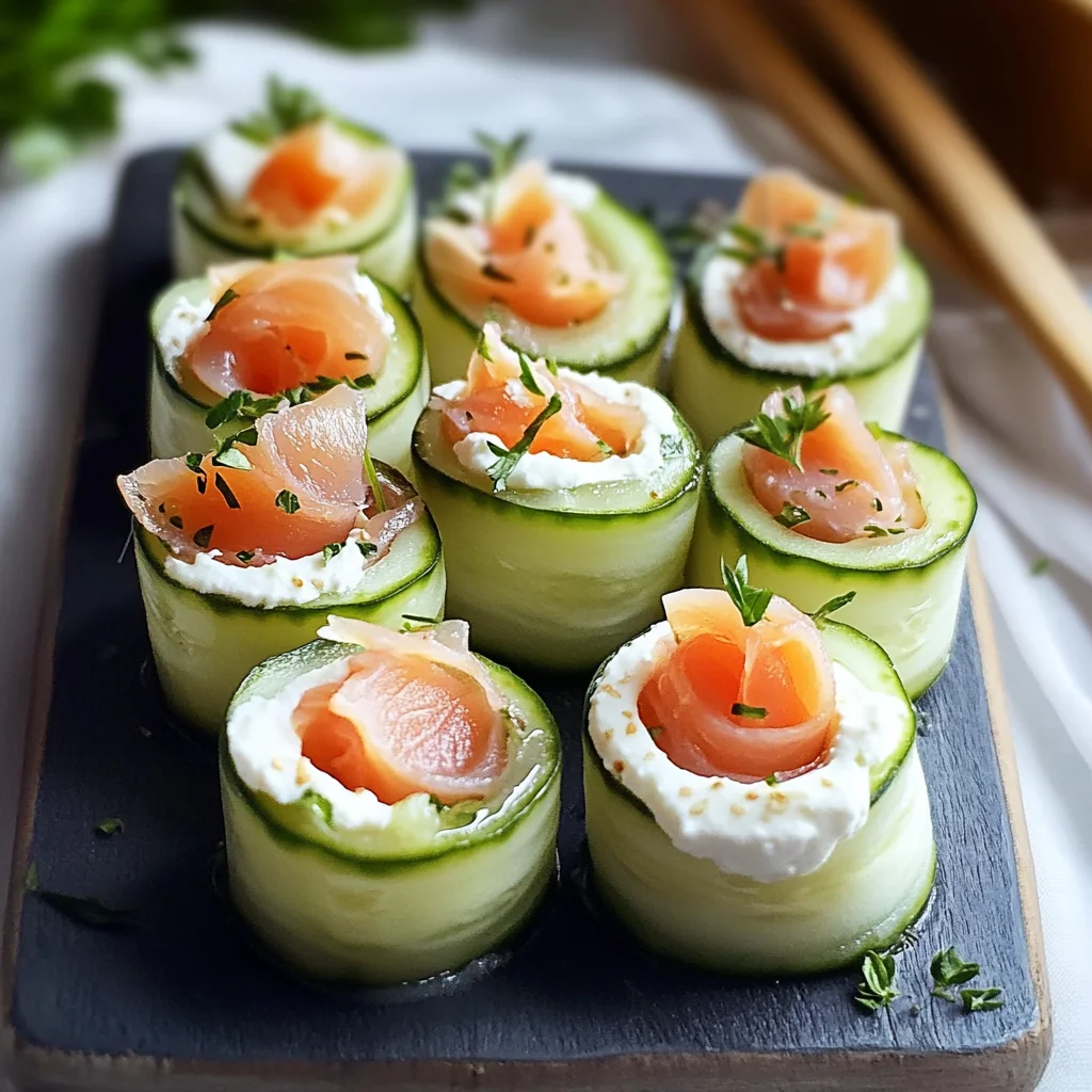 Involtini di cetrioli (veloci, sfiziosi e senza cottura!)