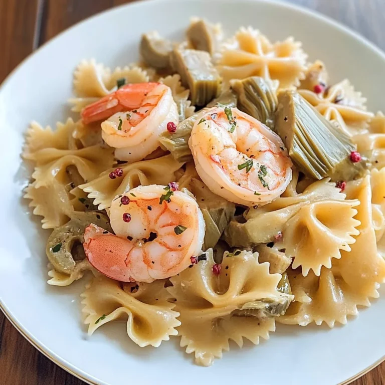Pasta carciofi e gamberi (cremosa e squisita)