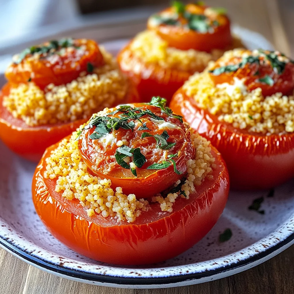 Pomodori ripieni di cous cous (veloci, in tante varianti!)