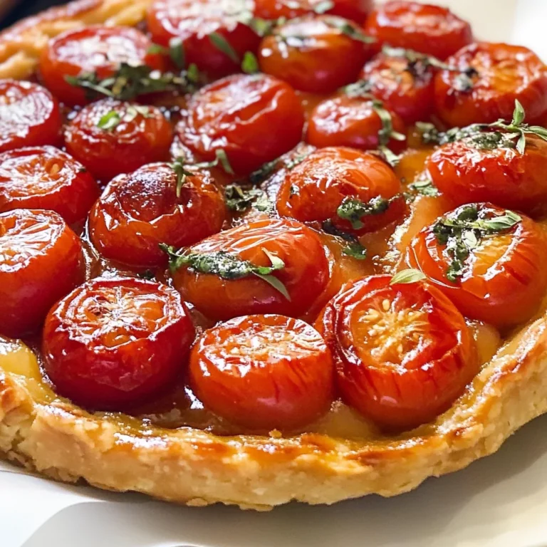 Tarte Tatin di Pomodorini (Tarte Tatin salata), la Ricetta facile e gustosa!