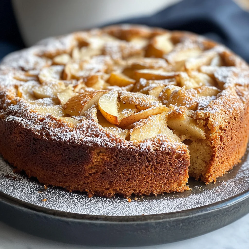 Torta di mele integrale (morbidissima, leggera e super golosa!)