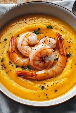 Vellutata di zucca e gamberi (velocissima e gourmet!)