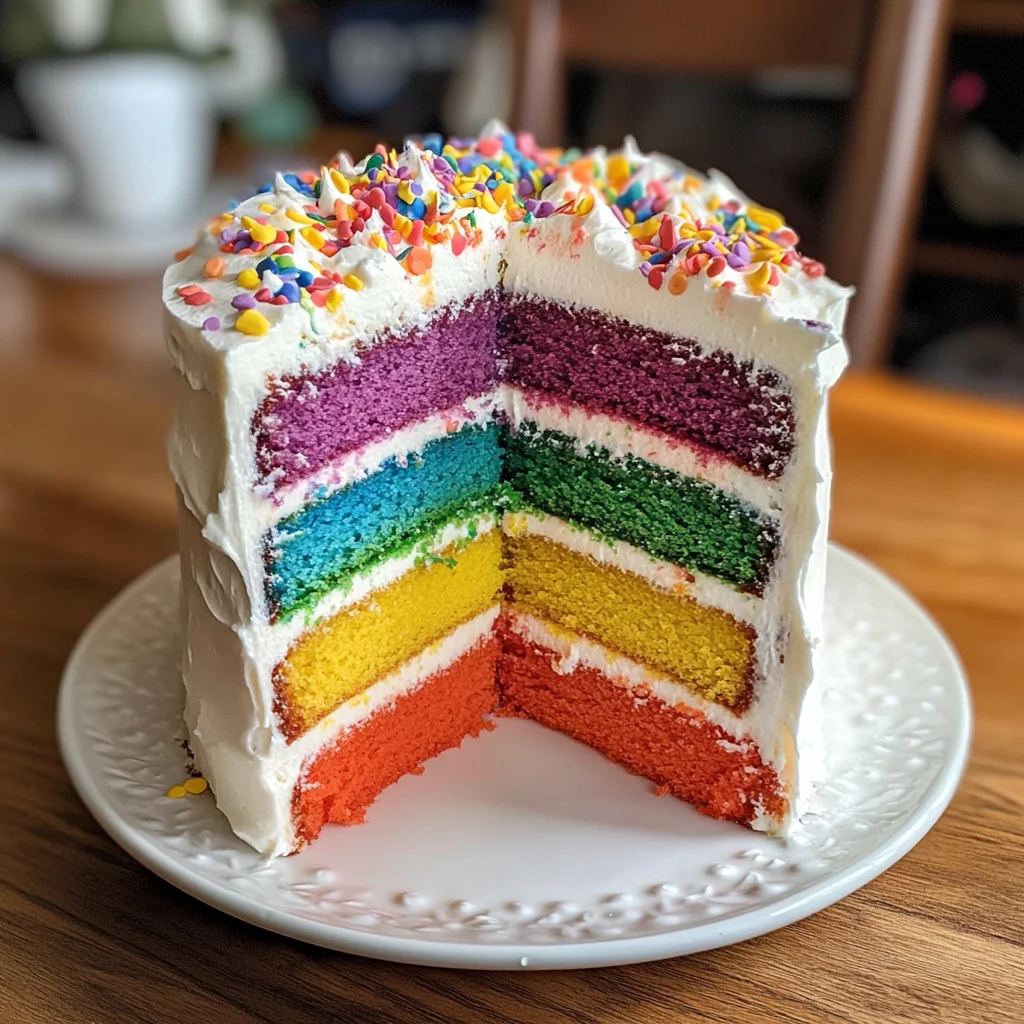 Torta arcobaleno: Ricetta originale Rainbow cake (facile e passo passo)